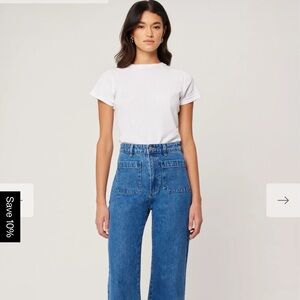 Rolla’s sailor jean in color Ashely Blue.